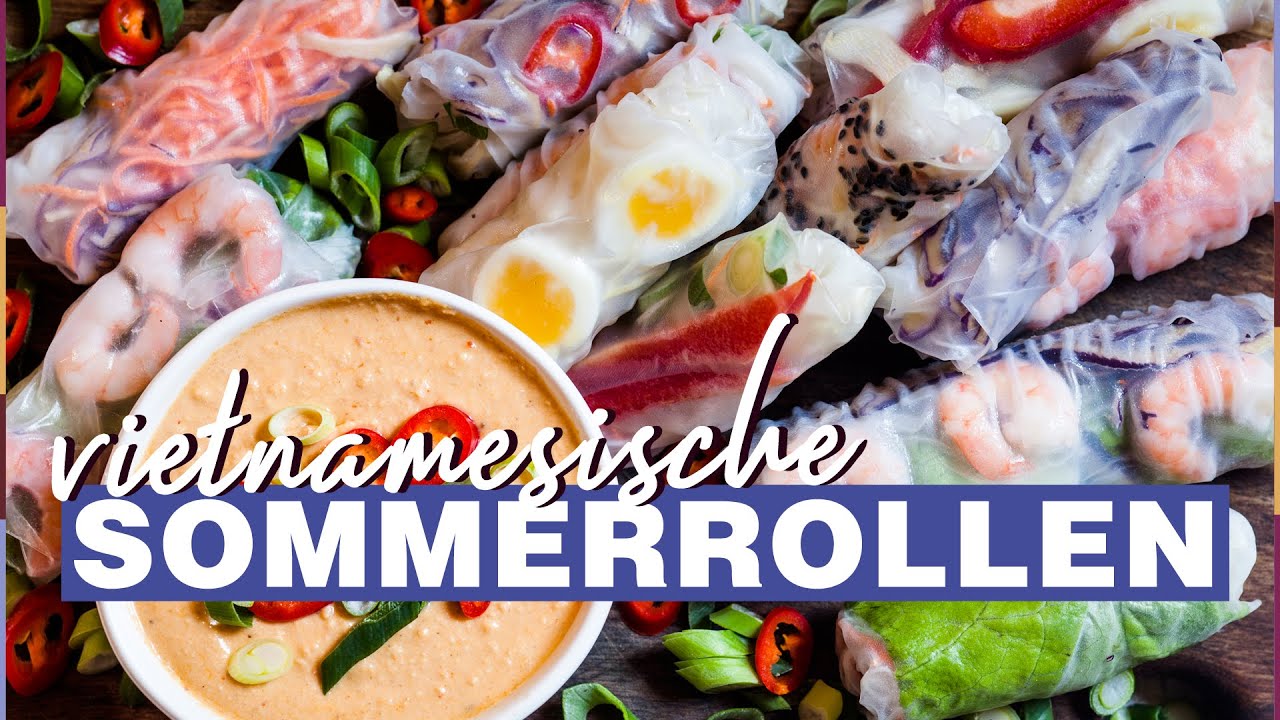 Sommerrollen-Rezept: Vietnamesischer Snack ganz einfach selber machen