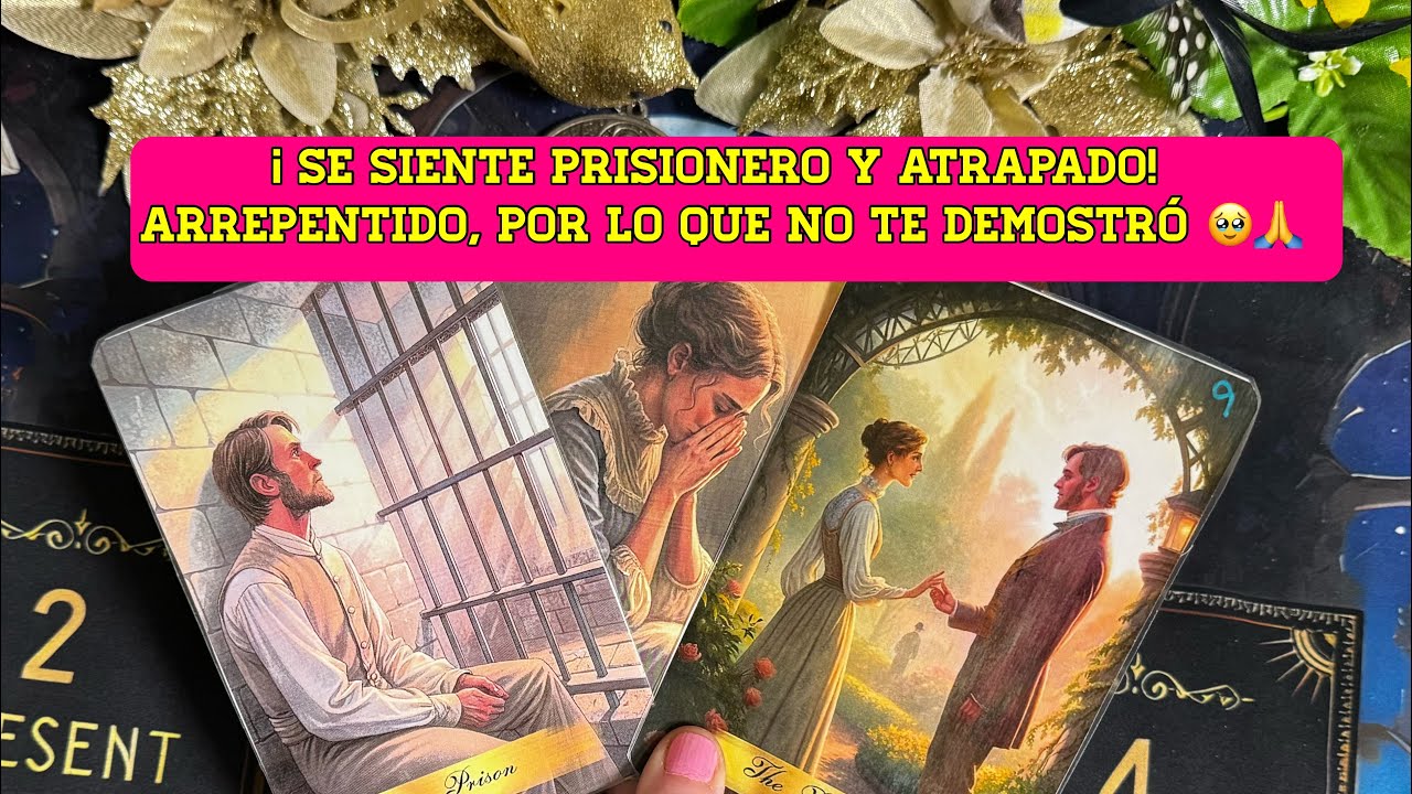 ¡SE SIENTE ARREPENTIDO Y PRISIONERO! ATRAPADO EN ESTE SENTIMIENTO POR TI CON DESEOS DE VOLVER PQ…