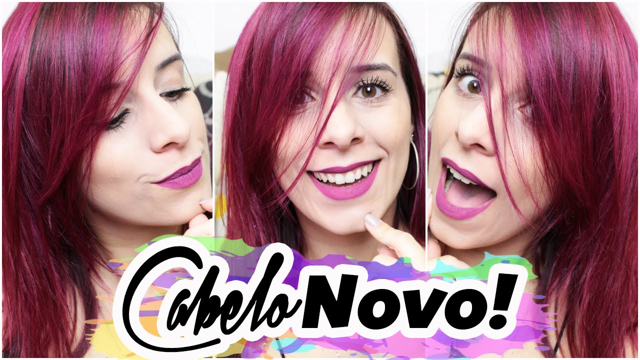 MEU CABELO NOVO! Do loiro ao vermelho!