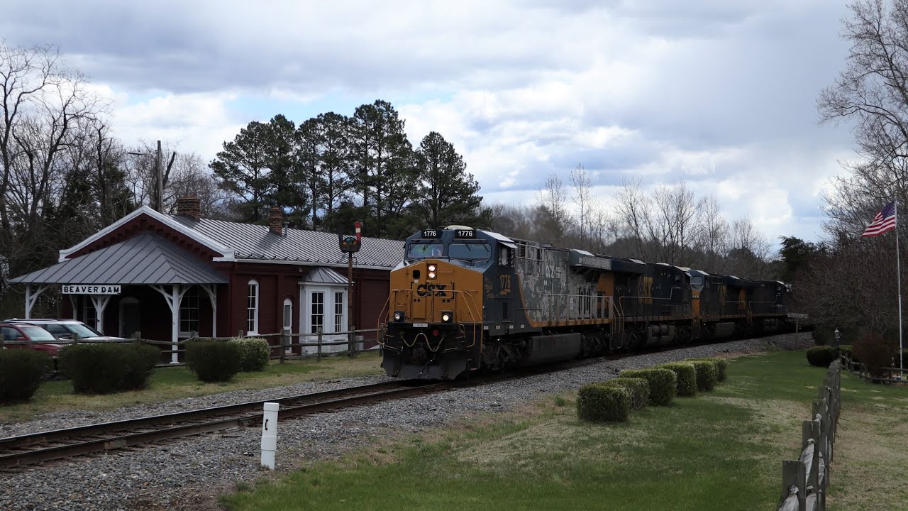 Chasing CSX Armed Forces Unit 1776 on the BB 3/26/22