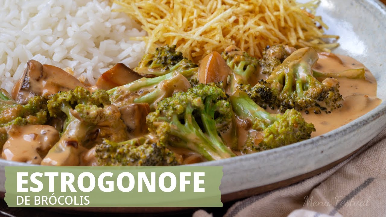 ESTROGONOFE DE BRÓCOLIS