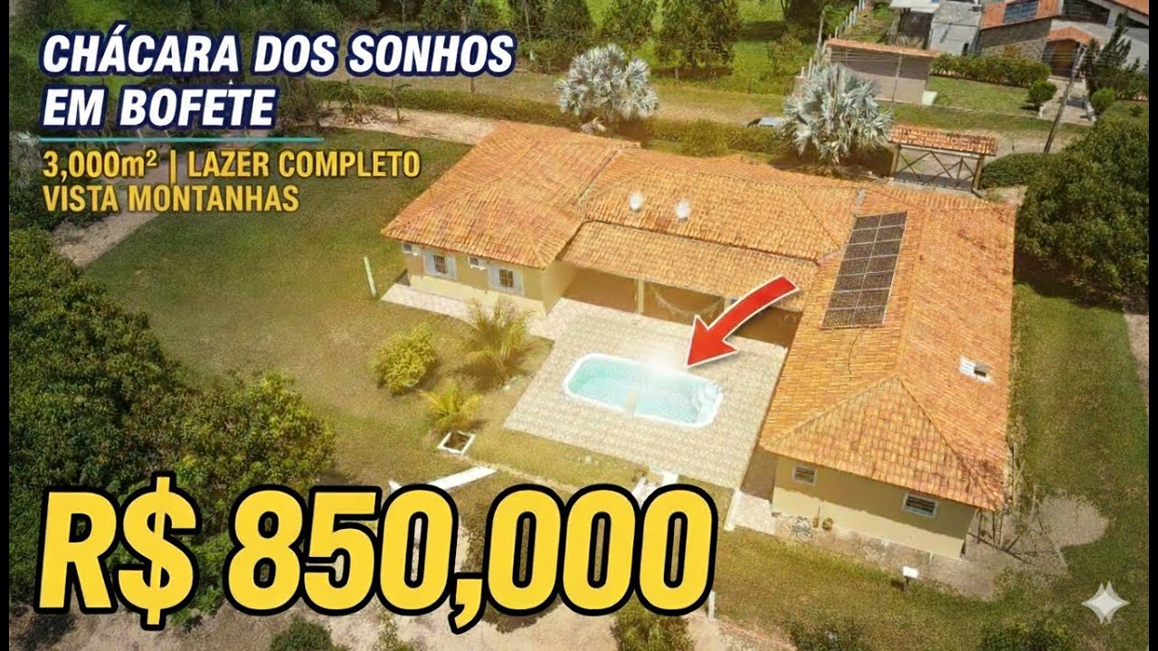 Casa com Lazer Completo e Pomar Gigante em Bofete/SP 🌳