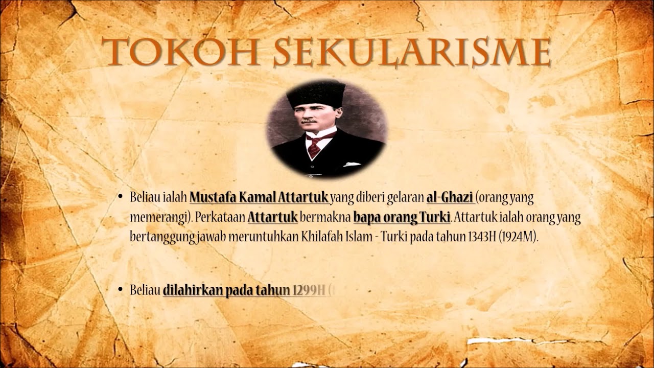 SEJARAH SEKULARISME DAN ANCAMAN TERHADAP UMAT ISLAM