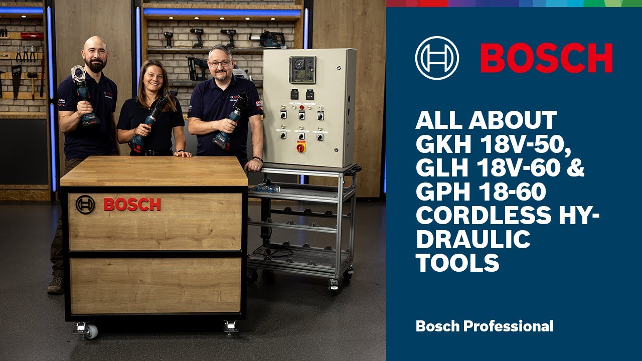 All About GKH 18V-50, GLH 18V-60 & GPH 18-60 Cordless Hydraulic Tools