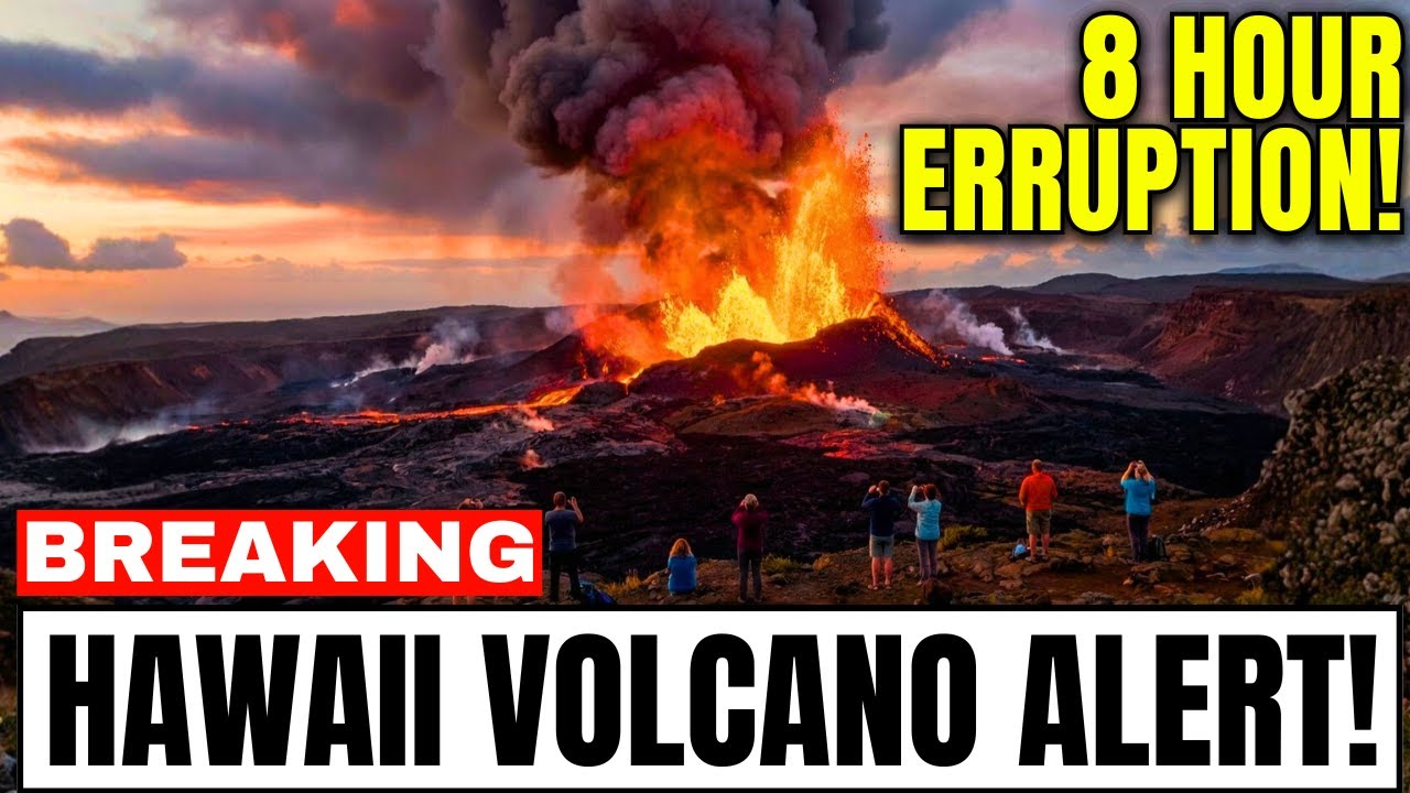 Hawaii's Kilauea 8 Hour ERRUPTION - Scientists PREDICT LARGER Episode This Week!