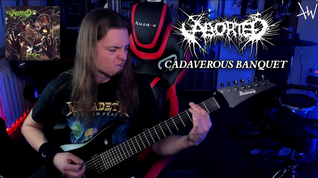 ABORTED - CADAVEROUS BANQUET guitar cover by Hubert Więcek
