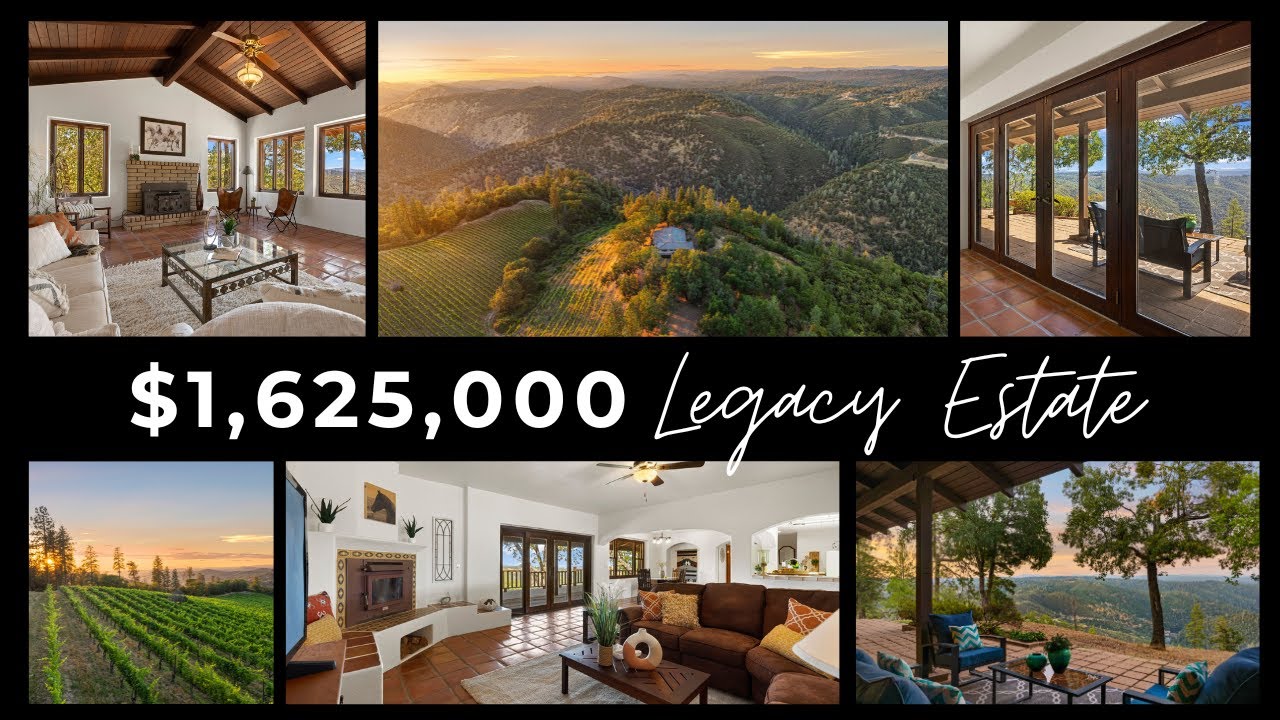 Tour a Private 99-Acre Vineyard Estate in Northern California with Sierra Nevada Mountain Views