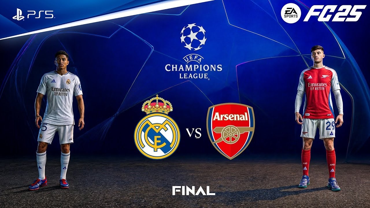 FC 25 - Real Madrid vs. Arsenal | UEFA Champions League Final | PS5™ [4K60™]