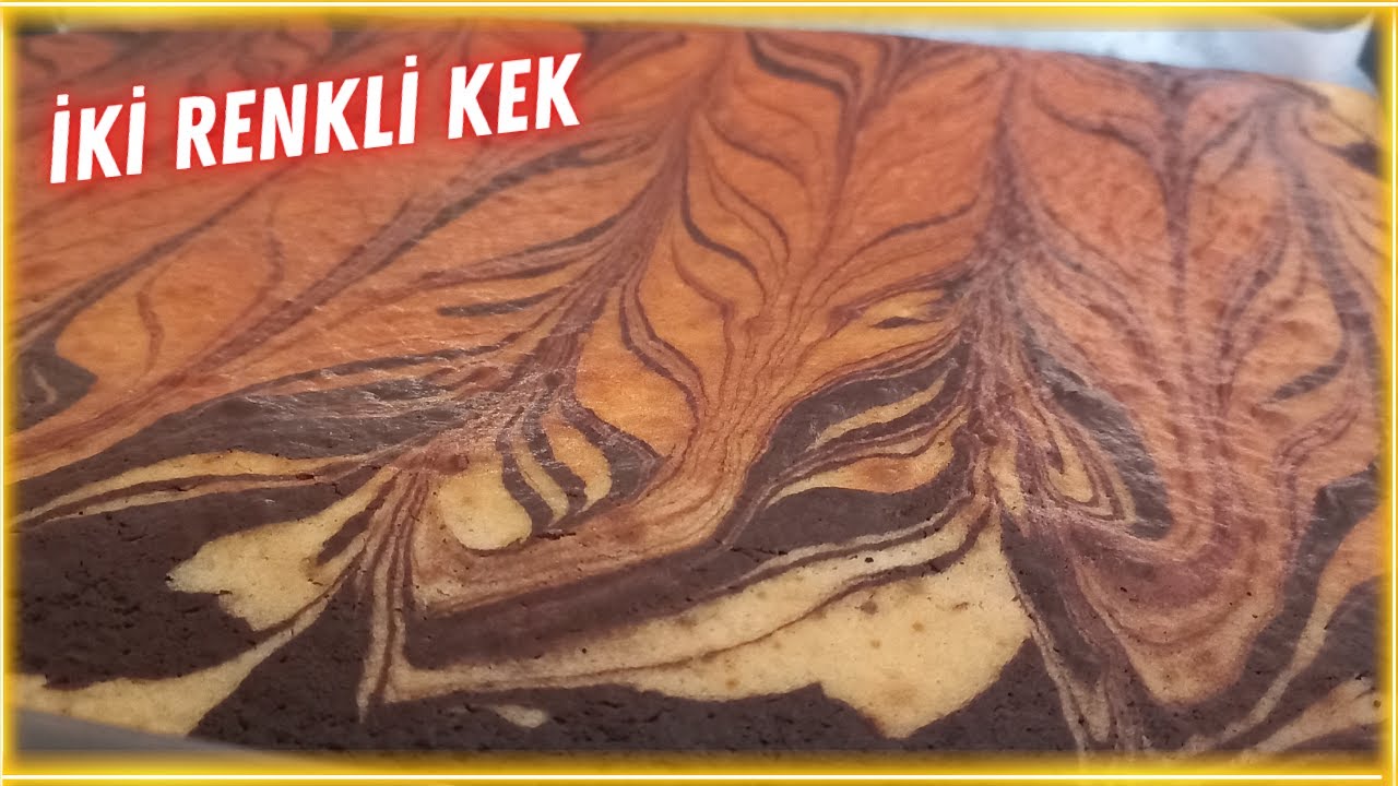 SUNUMU VE LEZZETİYLE İKİ RENKLİ KEK 🍮 BASİT VE KOLAYCA