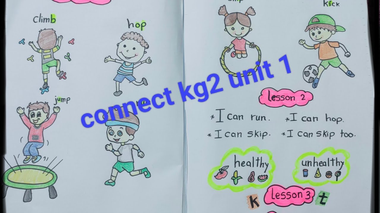 الوحدة الأولى من منهج كونكت kg2
