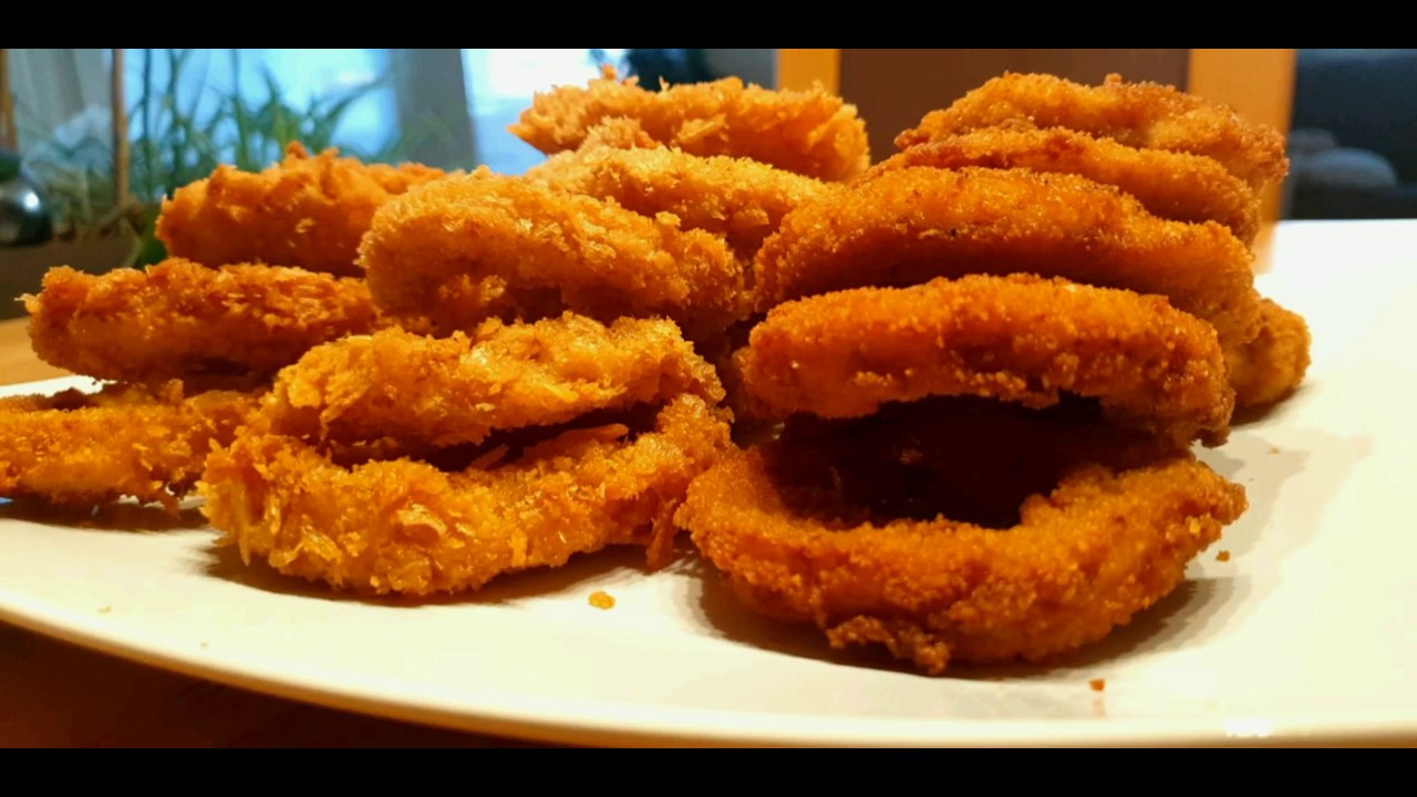 Knusprige Tintenfisch Ringe.