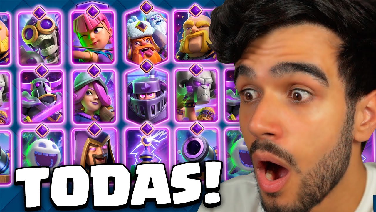 GASTEI 1000 REAIS E LIBEREI TODAS AS EVOLUÇÕES DA HISTÓRIA DO CLASH ROYALE!