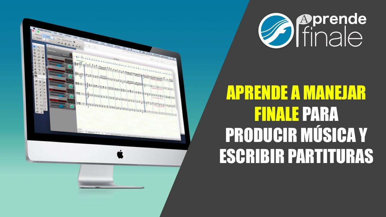 Aprende a manejar Finale para producir música y escribir partituras