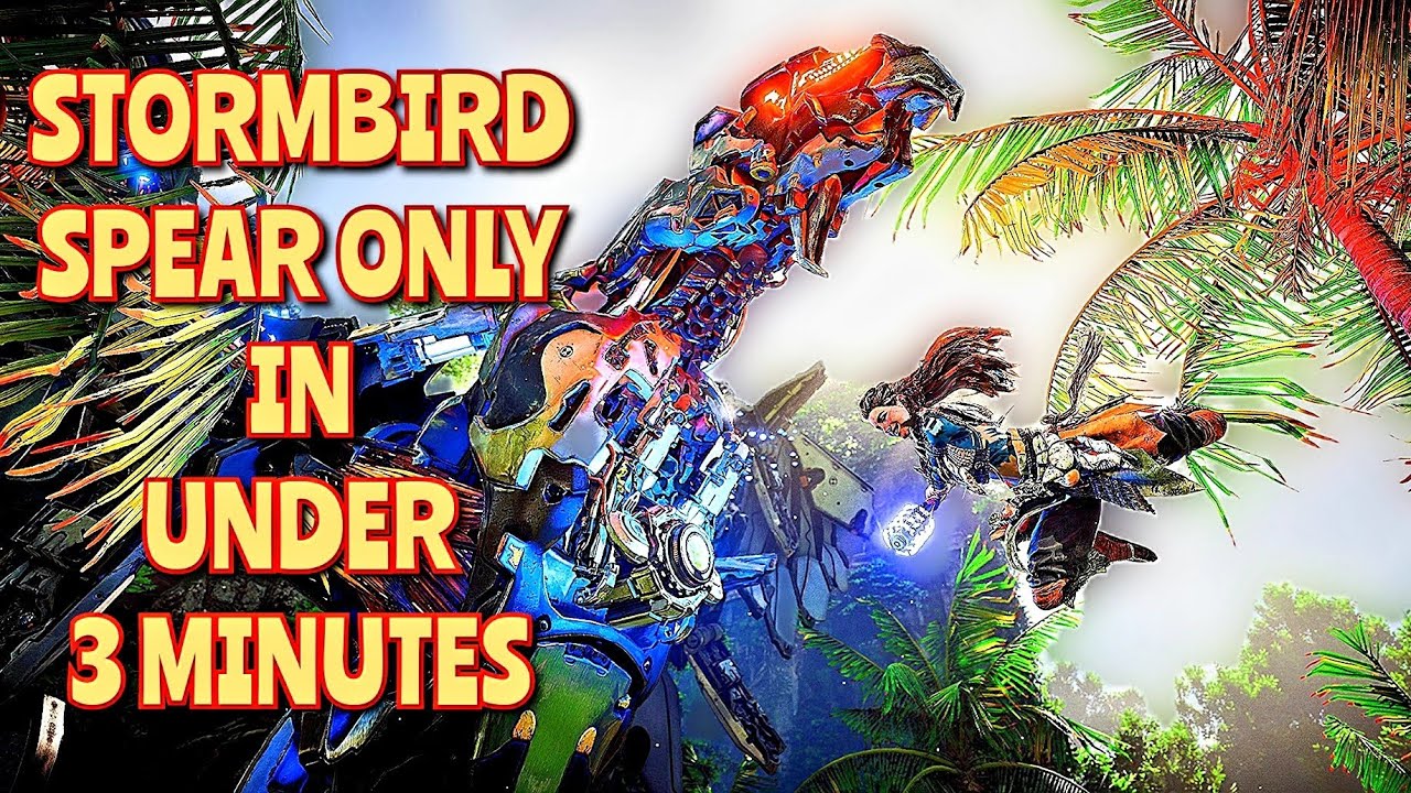 Fastest Stormbird Kill With Spear Only! (UH) - Horizon Forbidden West