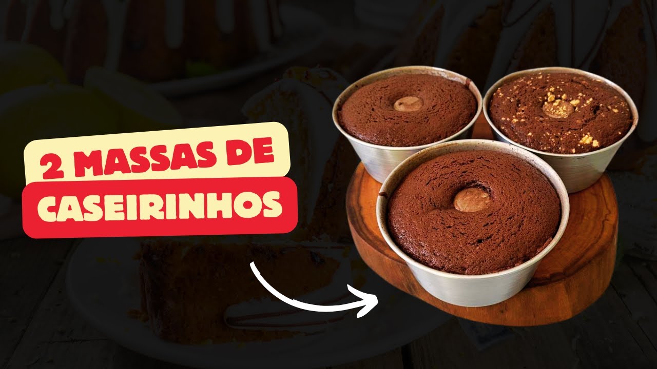 2 Massas de Caseirinhos de Sucesso ao vivo (de liquidificador)