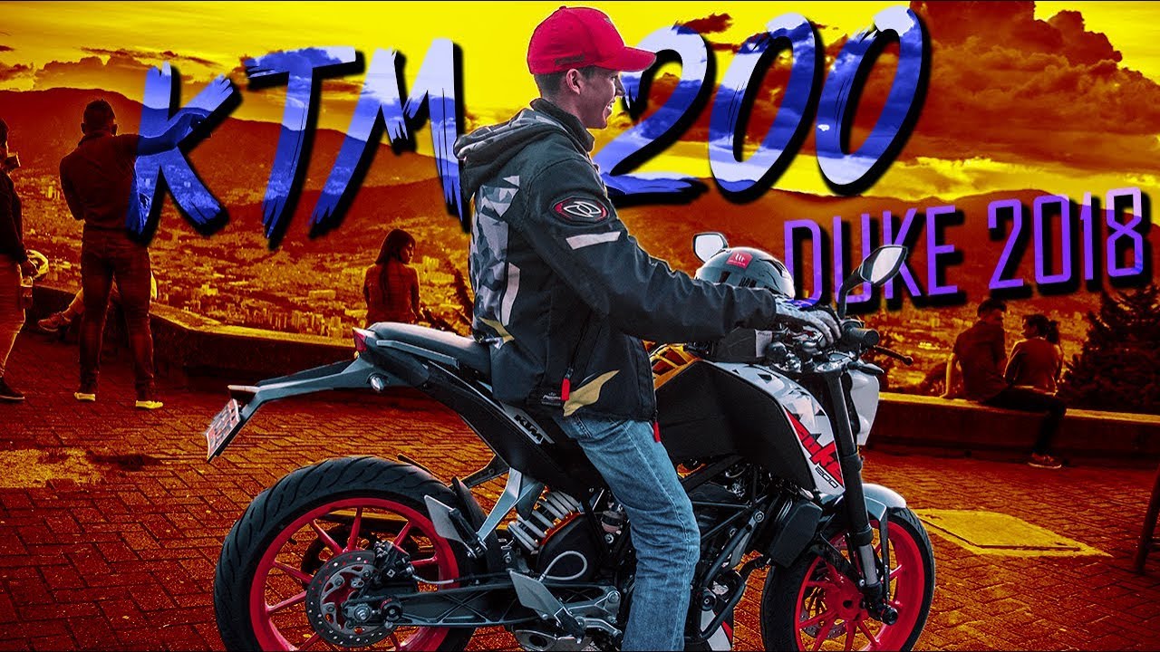 Test Ride KTM 200 DUKE Modelo 2018 (NUEVO DISEÑO GRÁFICO) | MATHYUS GARCIA