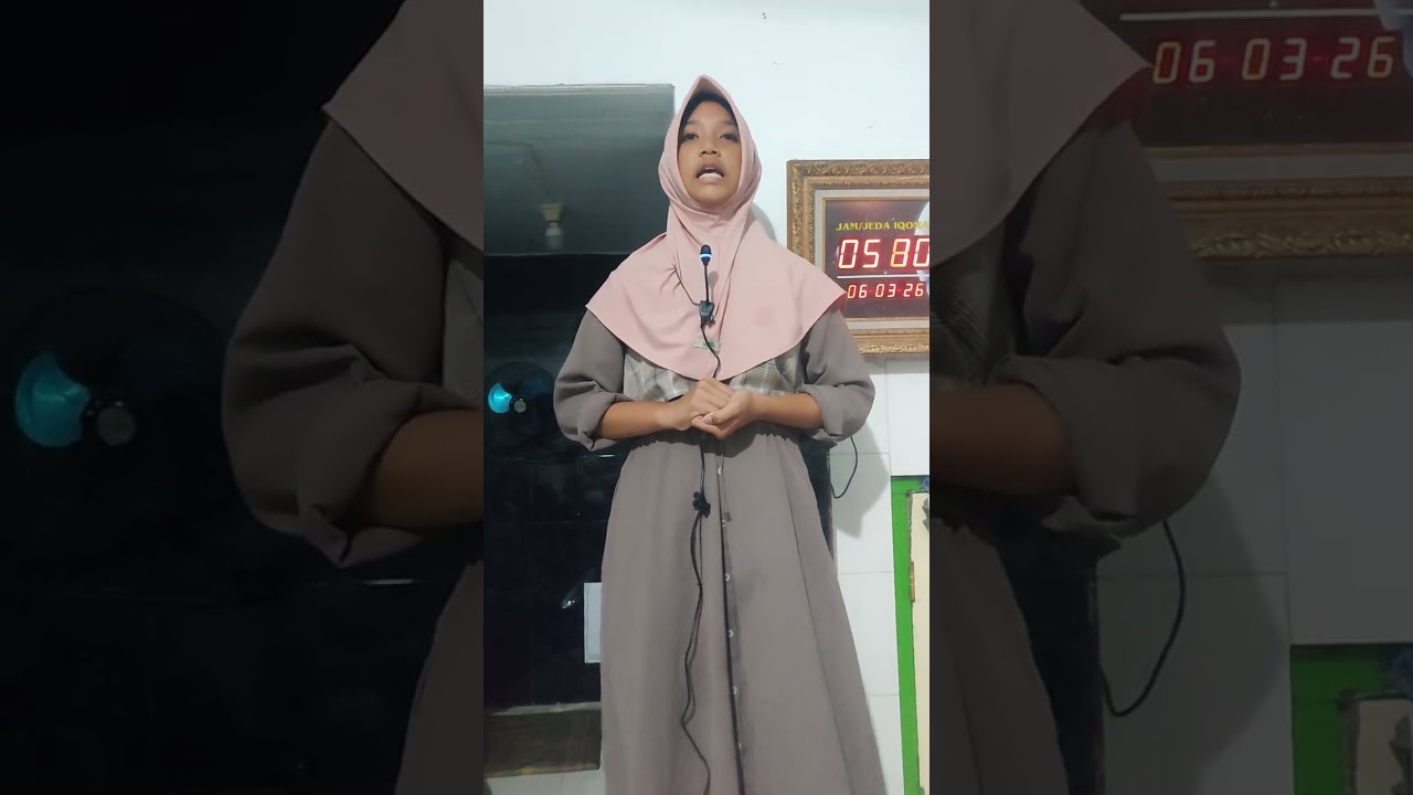 Kultum Shubuh by Aqila A.R 🤩🕌♥️ #jamaroh #MT Mambaus Sholihin #kultum 