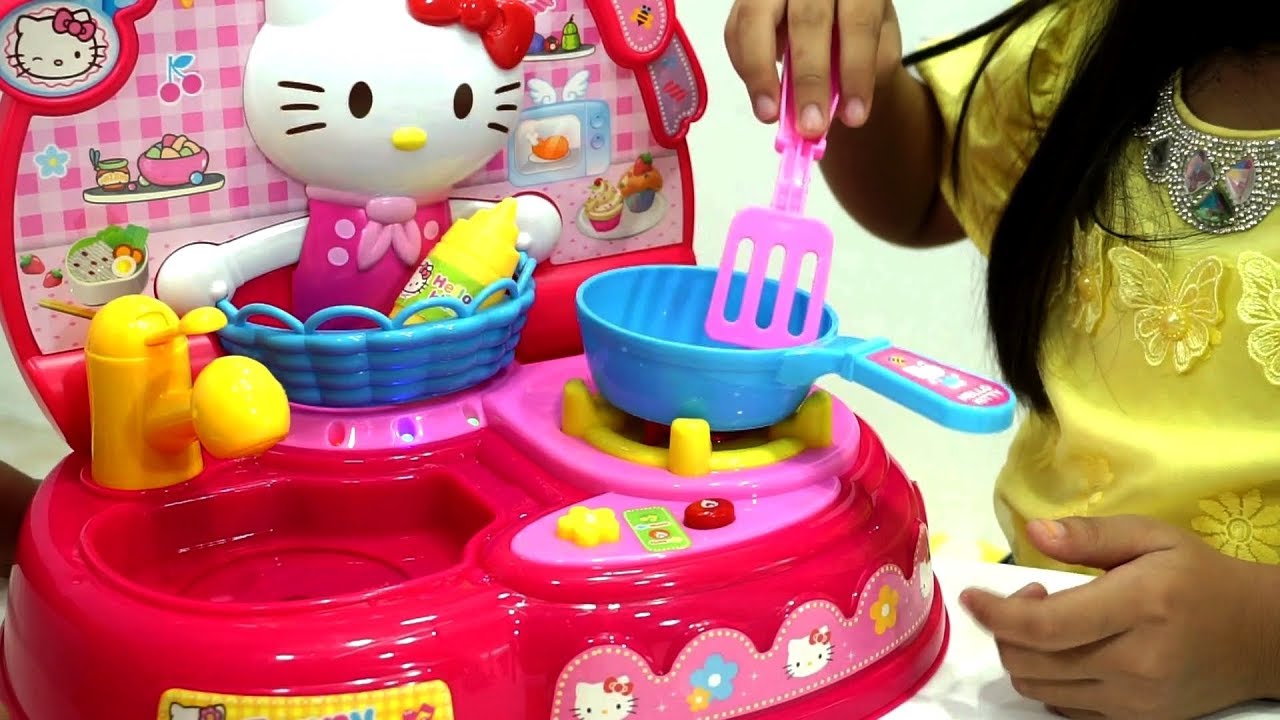 Mainan Anak Masak Masakan Hello Kitty 💖 Potong Buah dan Sayur 💖 Jessica Jenica