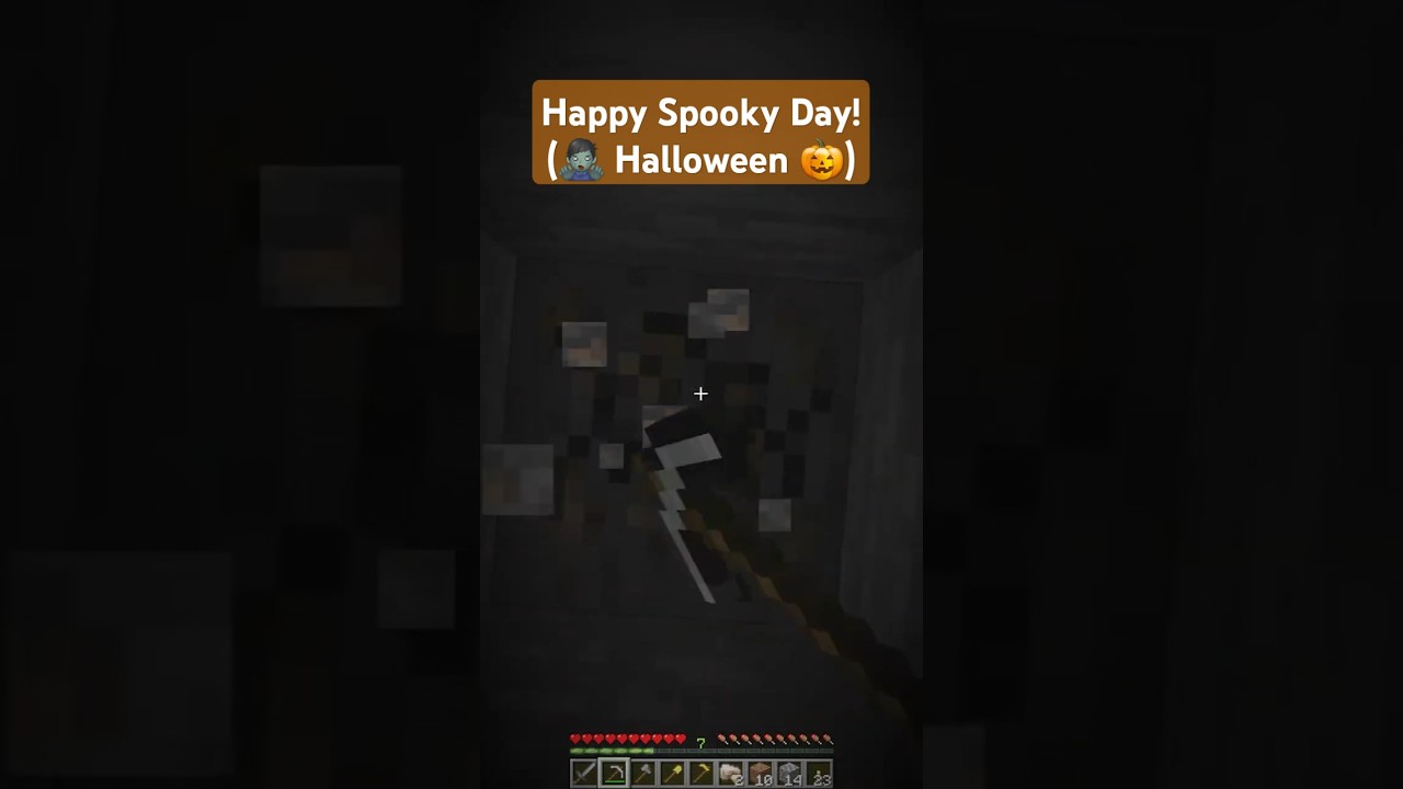 Never dig up in Minecraft during Halloween! 😨 #3am #minecraft #halloween #memes #scary #spooky