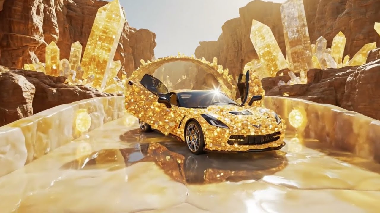 AI-Generated Ultra Luxury Crystal Rides | Wide-Angle ASMR Visual Experience