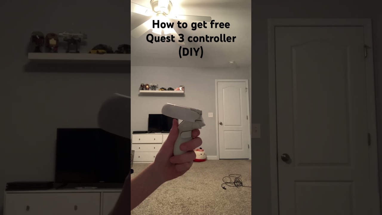 How to make a free Quest 3 controller! #quest3 #gorillatag #vr #diy