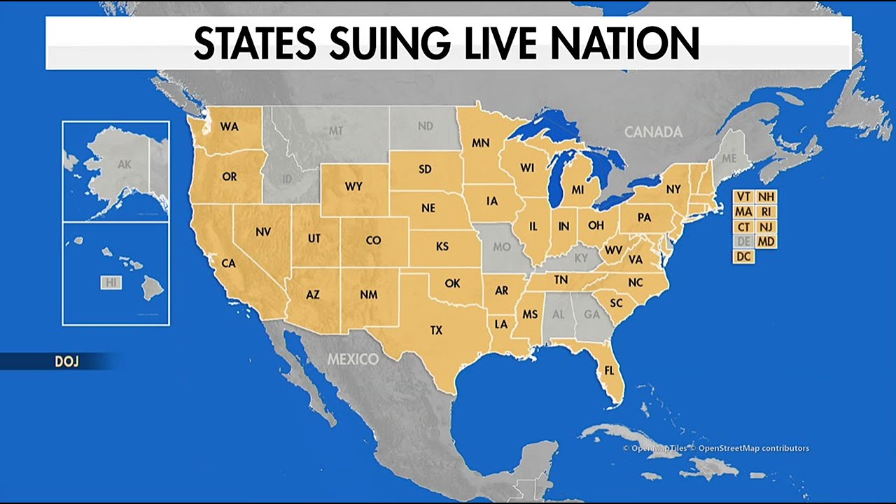 Jury selection begins in US vs Live Nation antitrust case