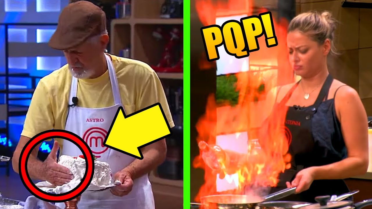 OS FAMOSOS MAIS DESASTRADOS DO MASTERCHEF! #3