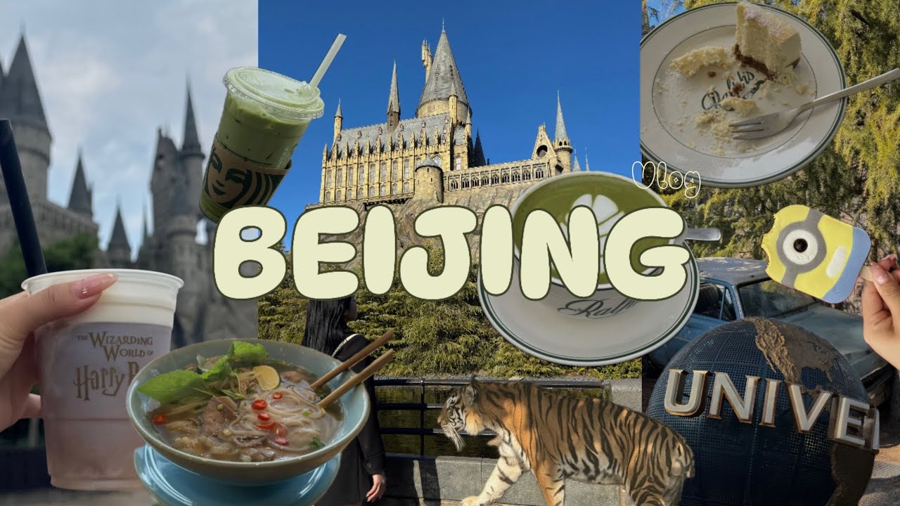 ✨Beijing Vlog✨ Universal studio,Beijing zoo,Foodie | Бээжин Юниверсал Студи, Амьтны хүрээлэн