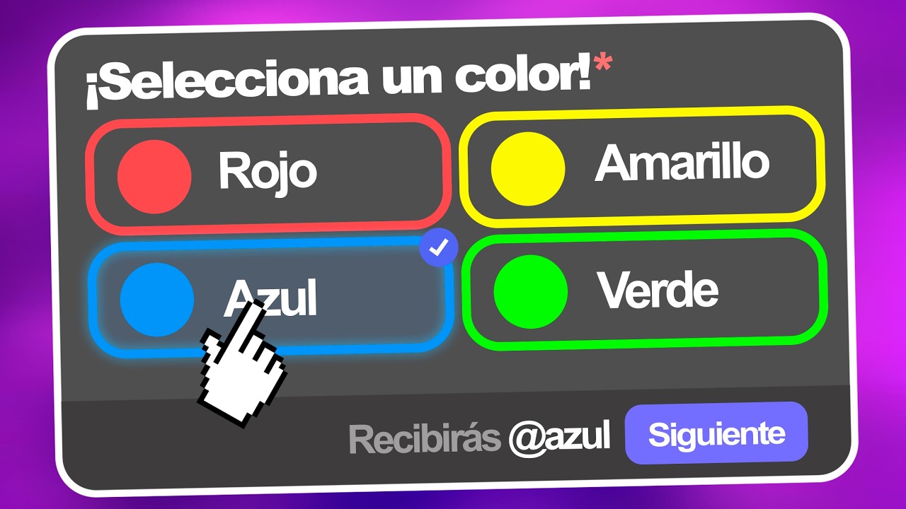 🔥 ACTIVA AUTOROLES con PREGUNTAS al ENTRAR a tu Servidor de Discord (sin bots)