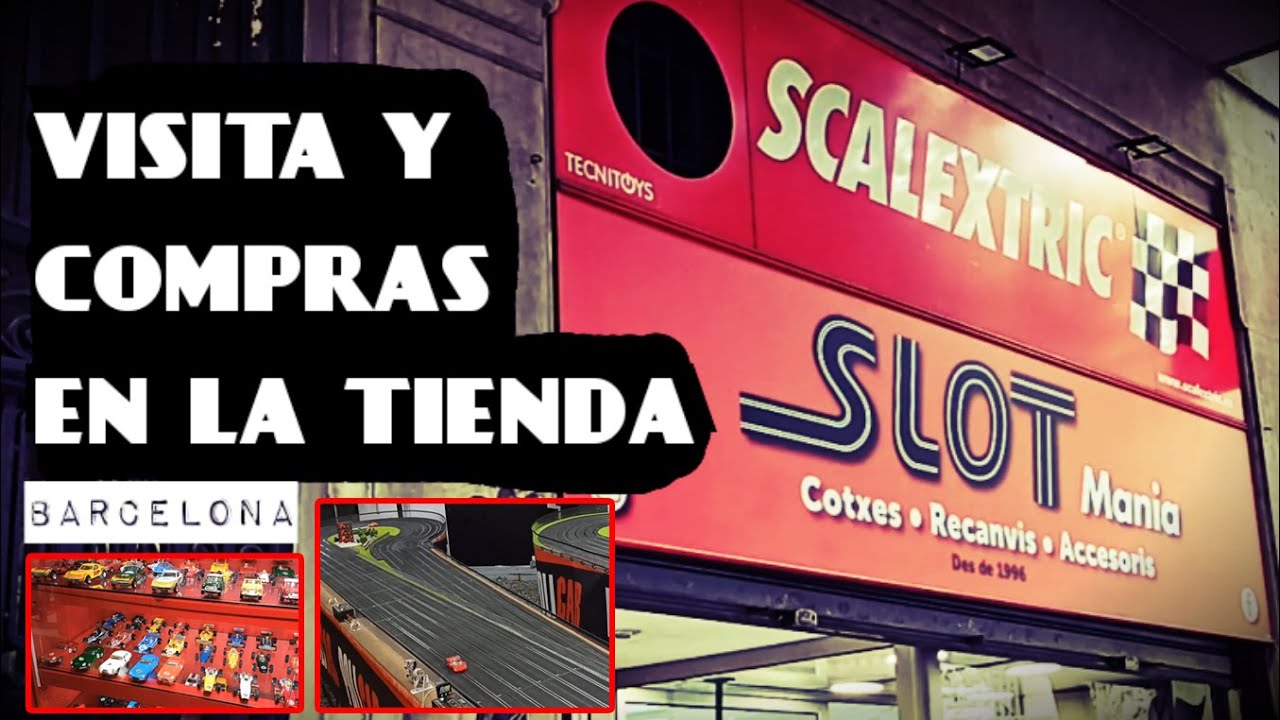SLOTMANIA ✌️ VISITA y COMPRAS en BARCELONA 🛒 Gran Colección Scalextric EXIN y TRIANG Grupo Slotmania
