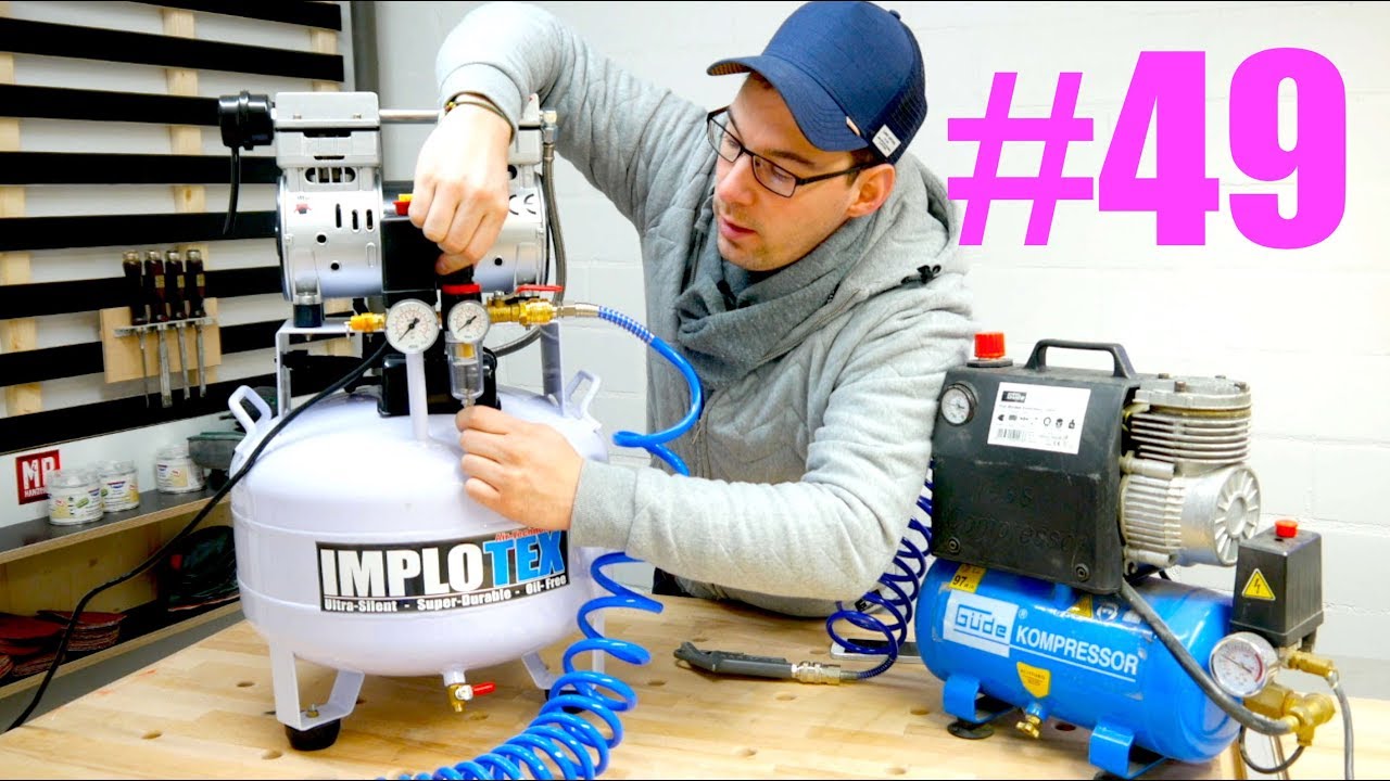 Vlog #49 Mein ERSTER  Flüster Kompressor + NEUER Nassschleifer