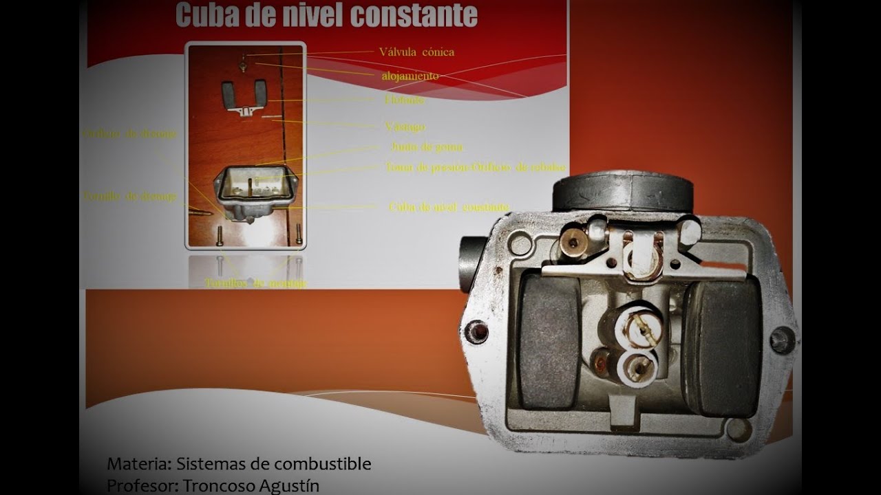 AS&Iacute; FUNCIONA la cuba de nivel constante carburador