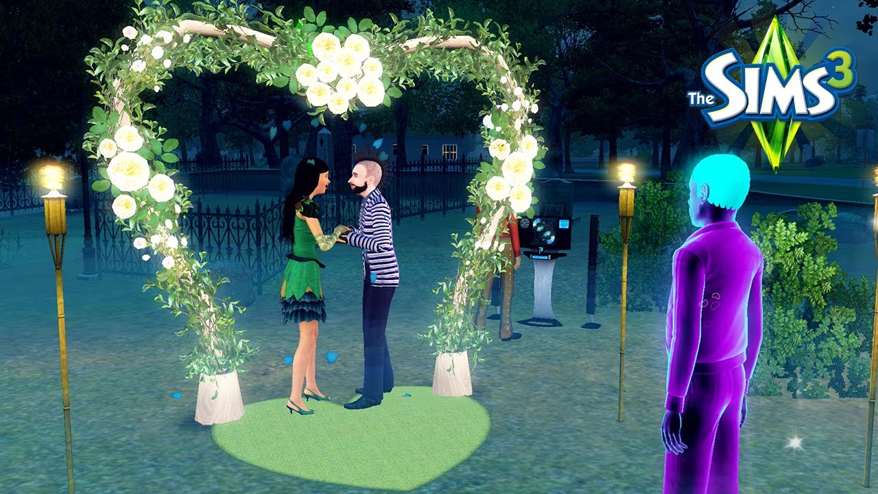 WEDDING AT A CEMETERY?! | The Sims 3