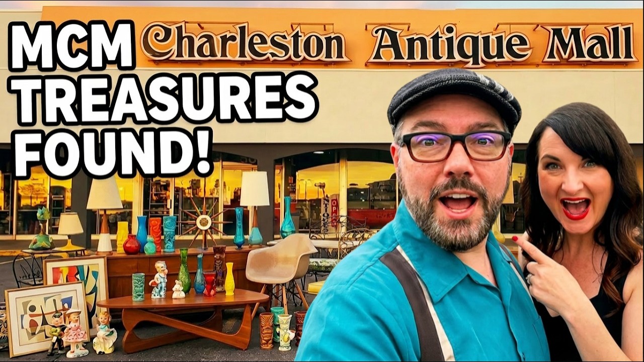 Las Vegas Nevada: Charleston Antique Mall: Mid-Century Antique Quest Hunt Search MCM