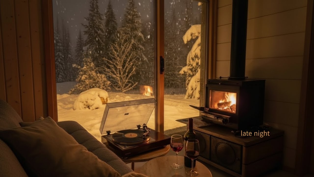 Soft Piano Music for Late Evenings You Stay In | lamp on