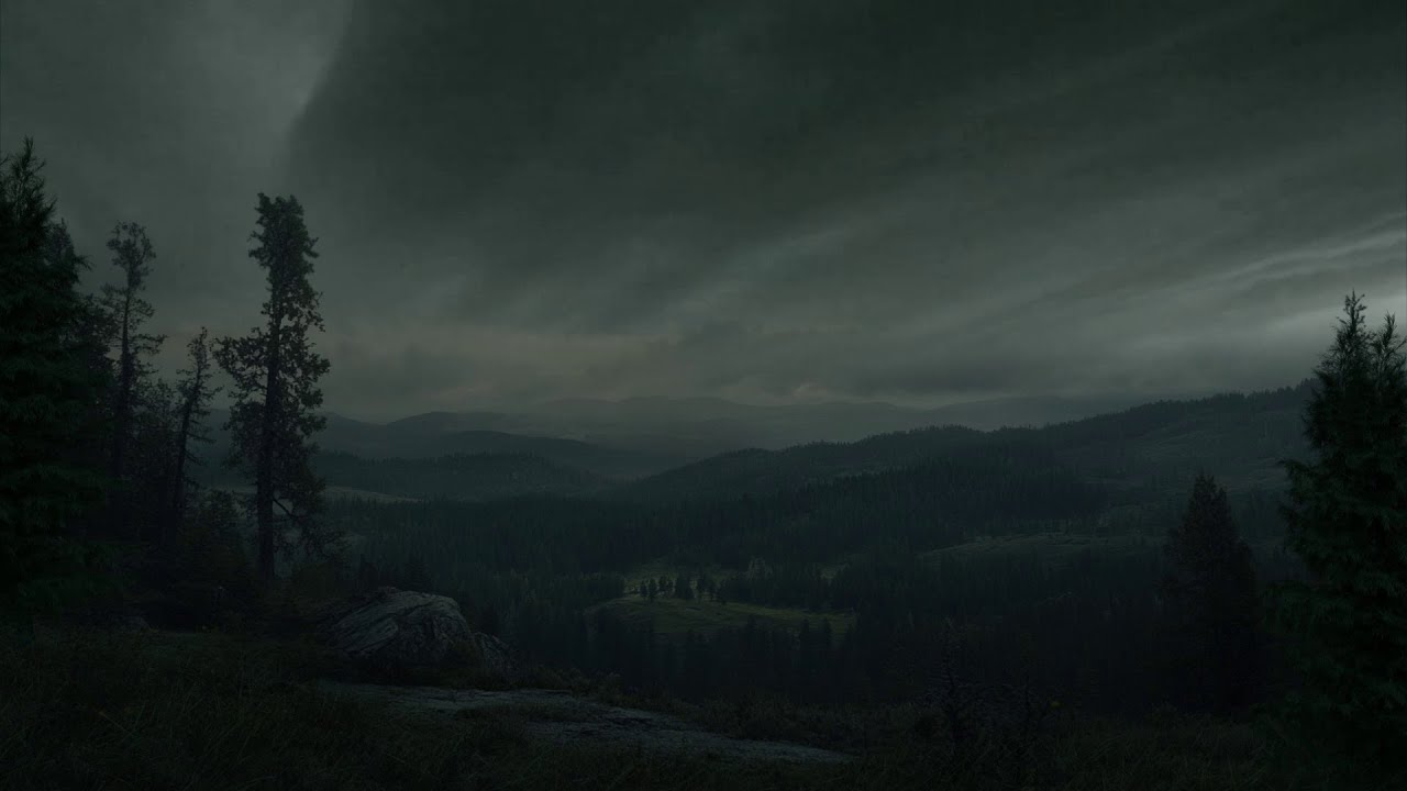 🌩️ Pre-Storm Serenity | Gentle Thunder & Wind Sounds for Relaxation & Focus 🌬️