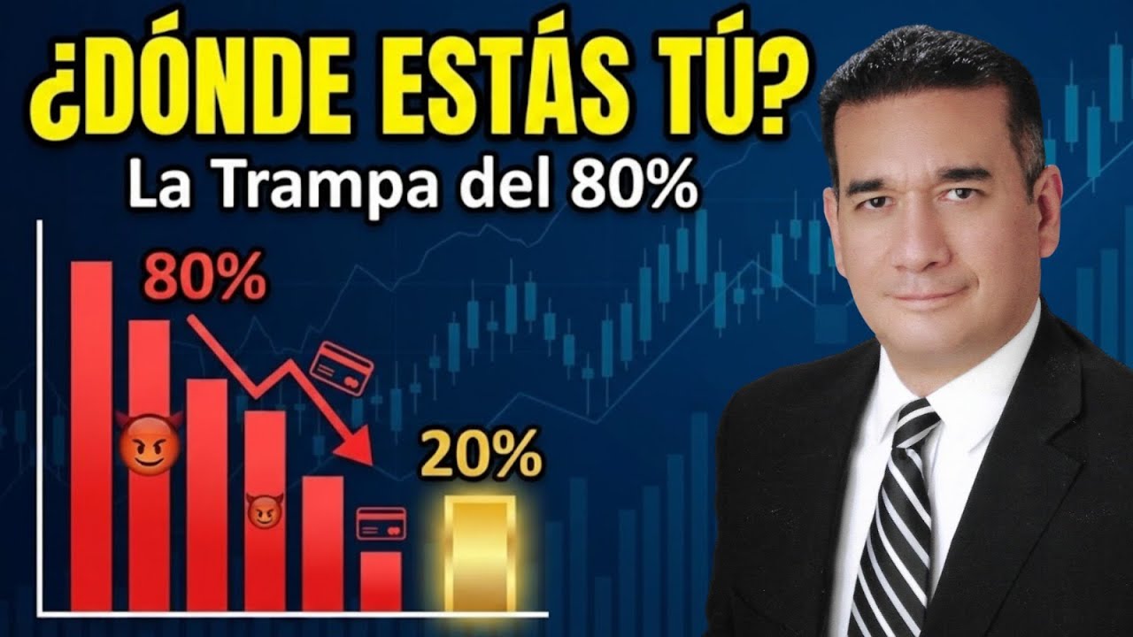 80% de las personas viven endeudadas: 3 pasos para ser del 20% libre