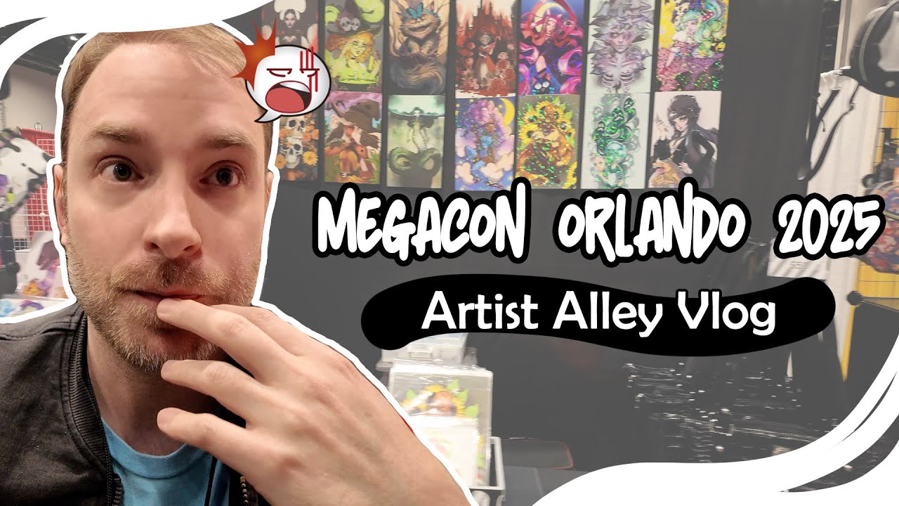 Are Cons Still Worth the Investment? Megacon 2025 Artist Alley Vlog #megaconorlando #artistalley