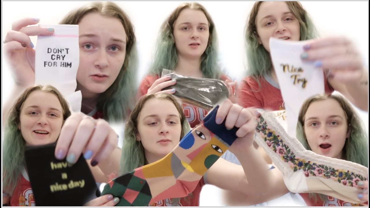 an online shopping haul except i just bought socks