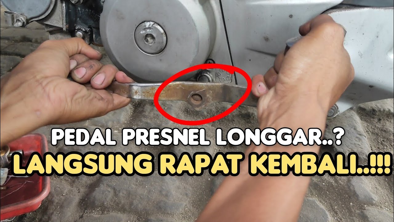 Cara akali pedal presnel oblak/longgar