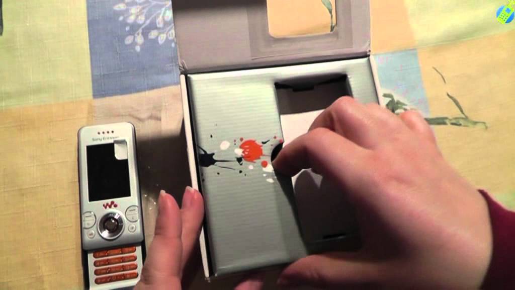 unboxing pl SONY ERICSSON W580i rozpakowanie po polsku