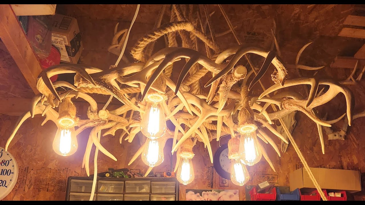 How to Make an Antler Chandelier