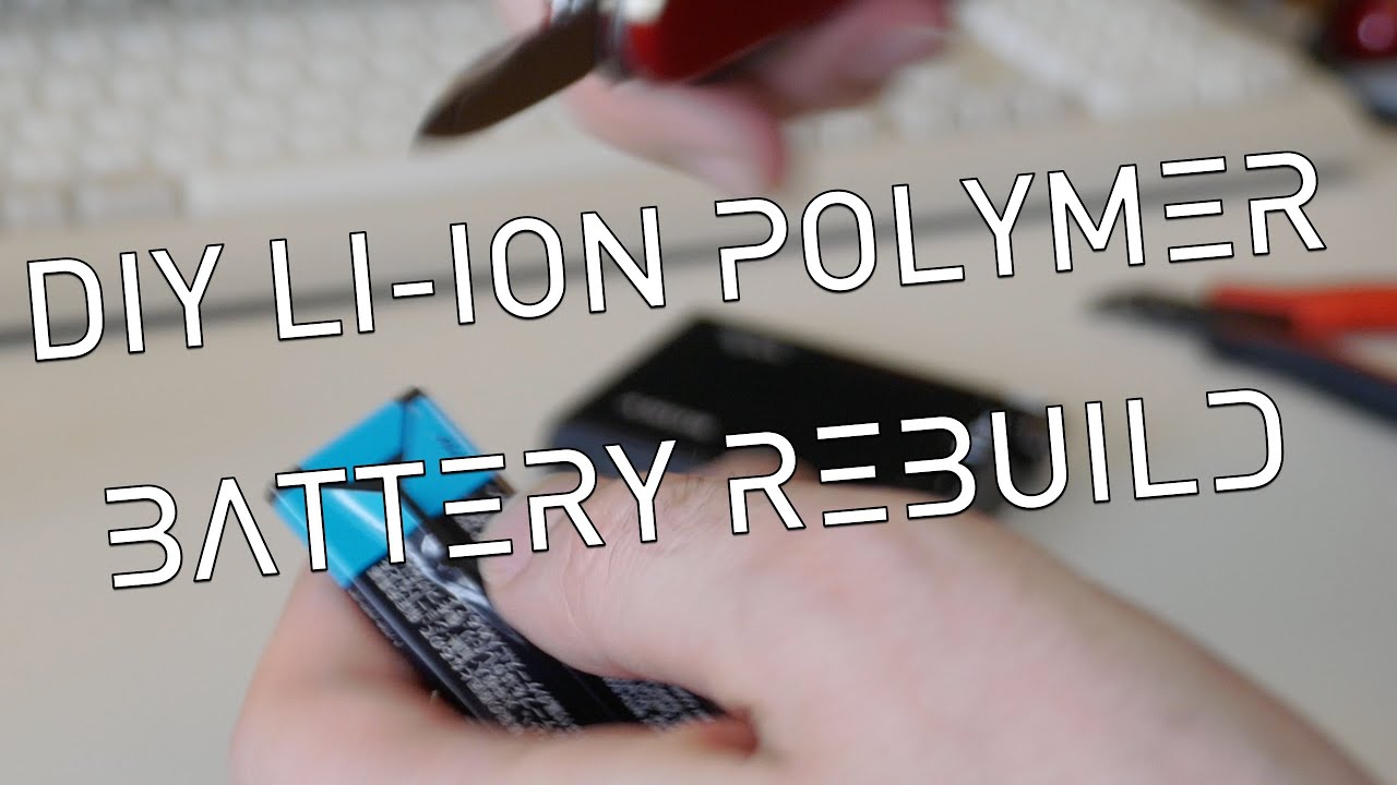 Rare Sony MZ-RH1 portable Hi-MD MiniDisc recorder Li-Ion battery pack rebuild