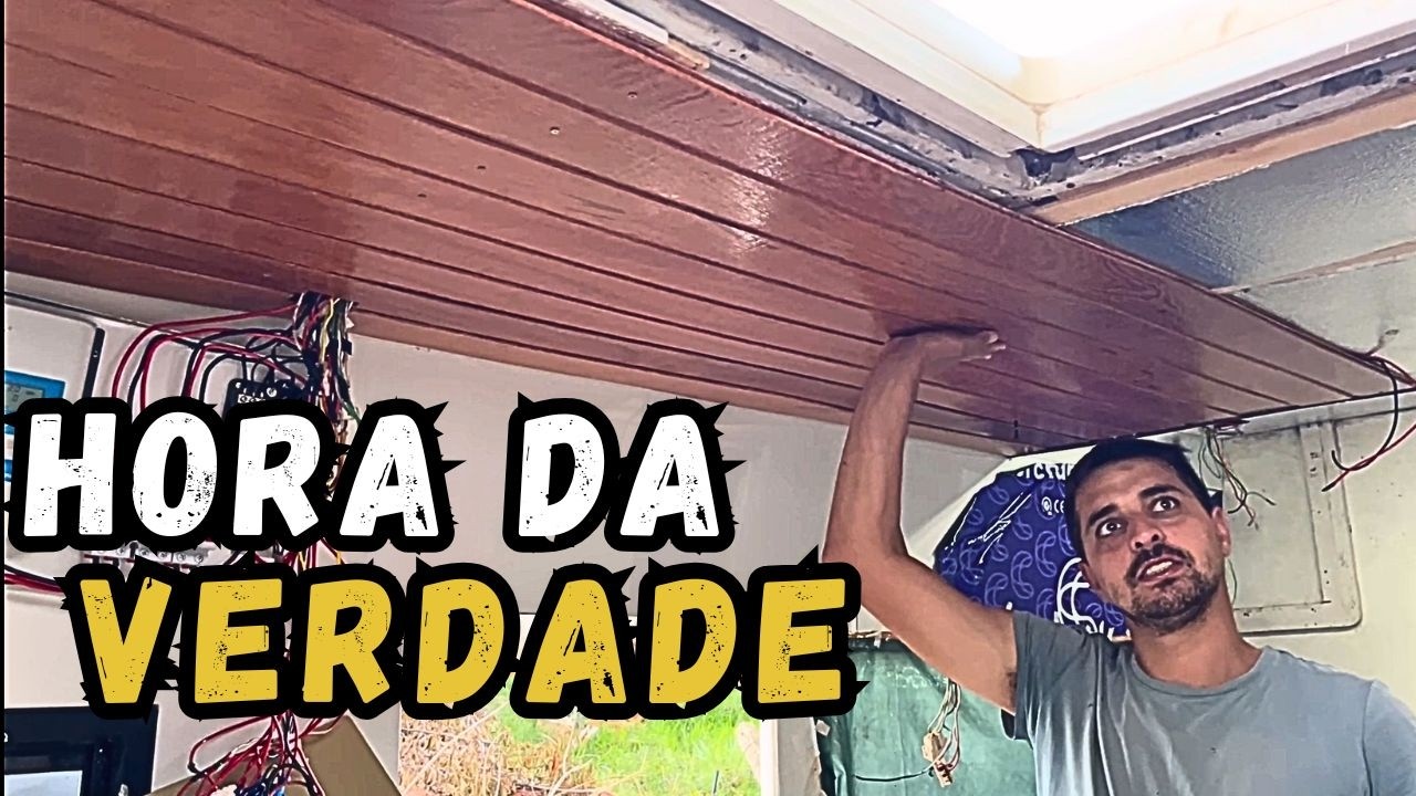 A reforma segue a todo vapor. Reforma motorhome Itapoã 4x4.