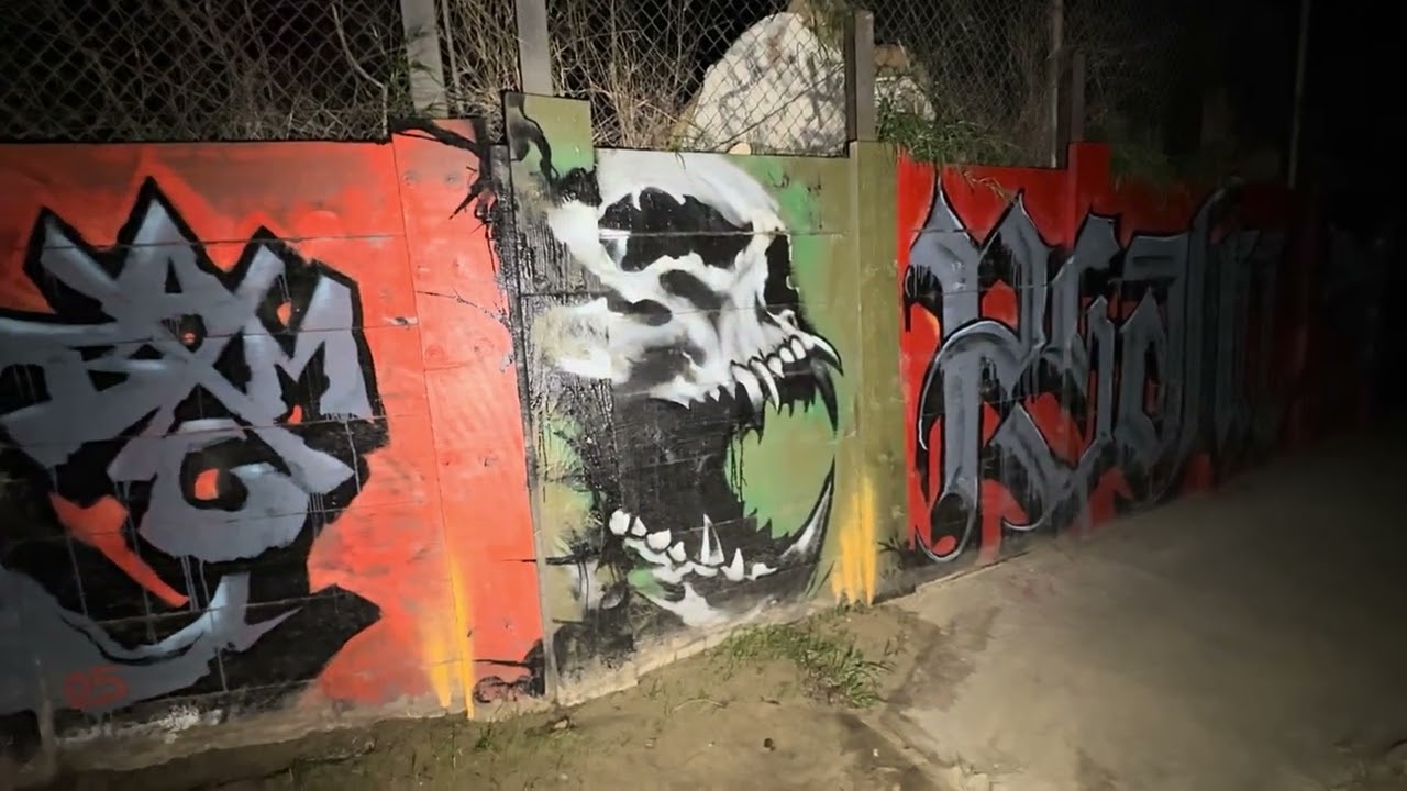 Old school San Fernando valley graffiti yard 