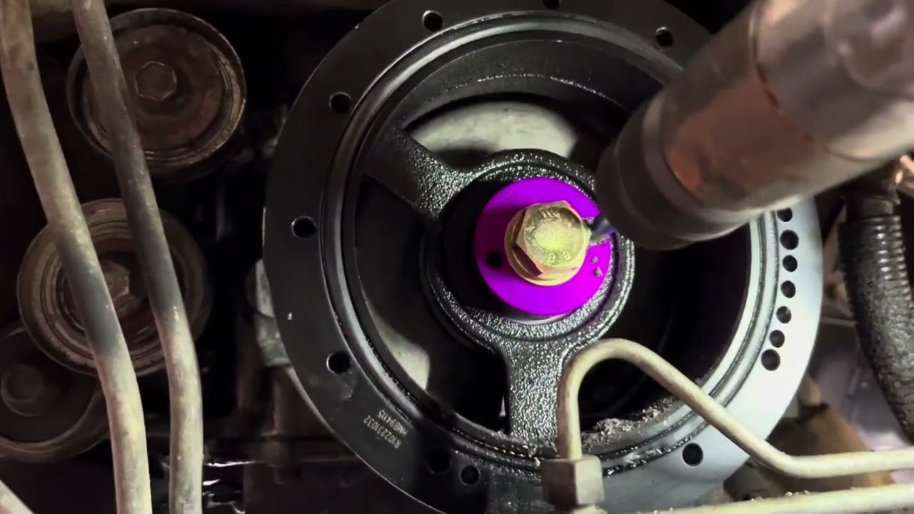 Replace Ls1 Harmonic Balancer and Pin the Crankshaft C5 Corvette