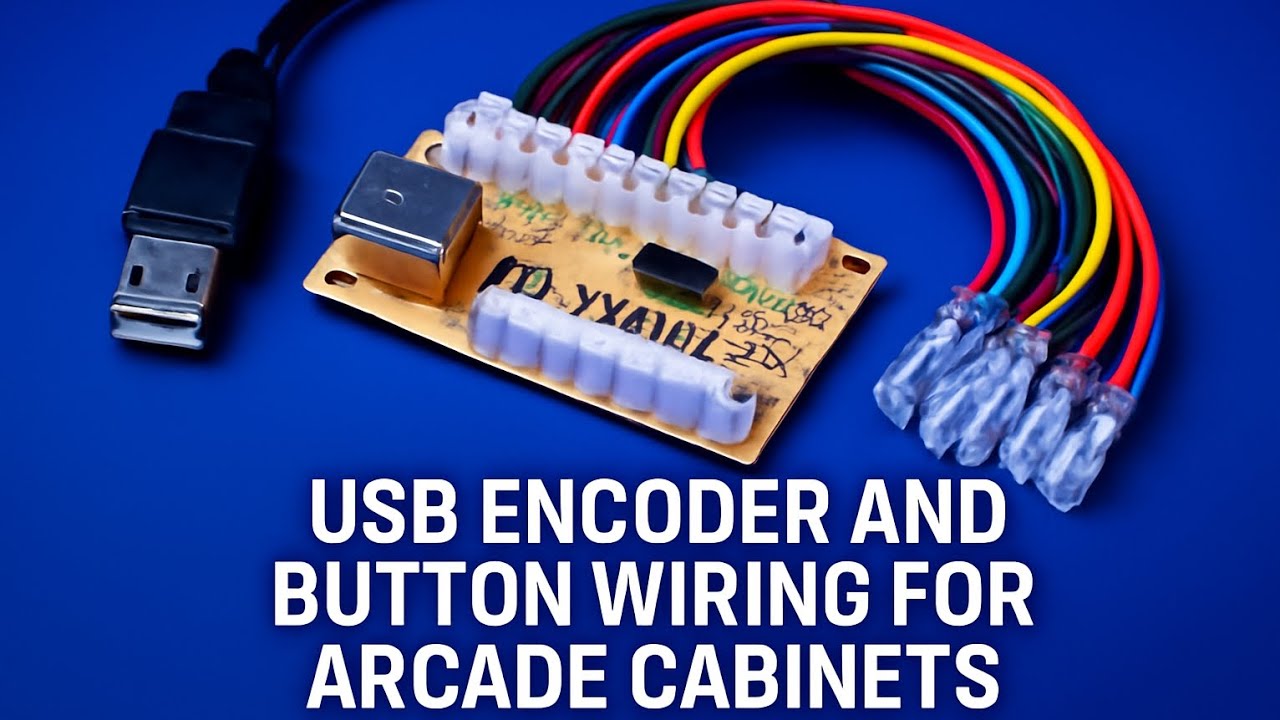 Home Arcade - Usb Encoder and Button Kits explained