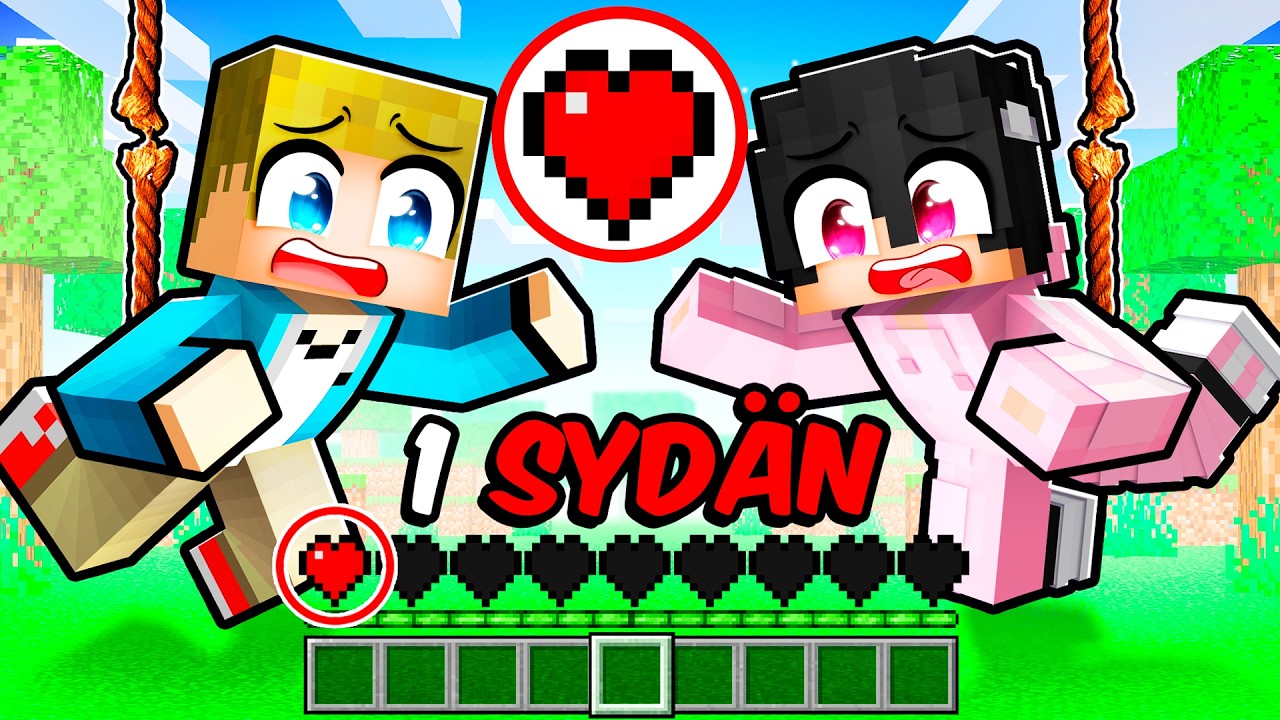 Minecraft, MUTTA Meill&auml; On VAIN YKSI SYD&Auml;N?! w/ @Applezzi