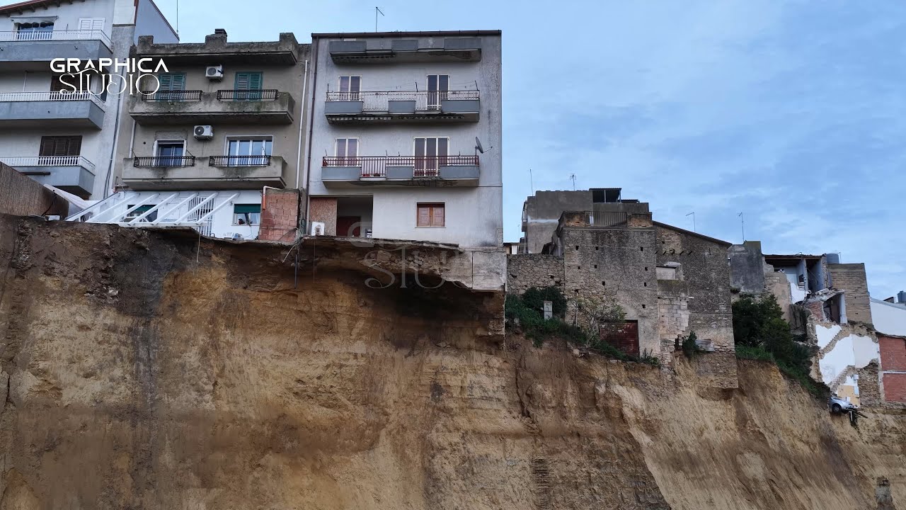 Frana a Niscemi: ultime ore, le case iniziano a cedere 28/1