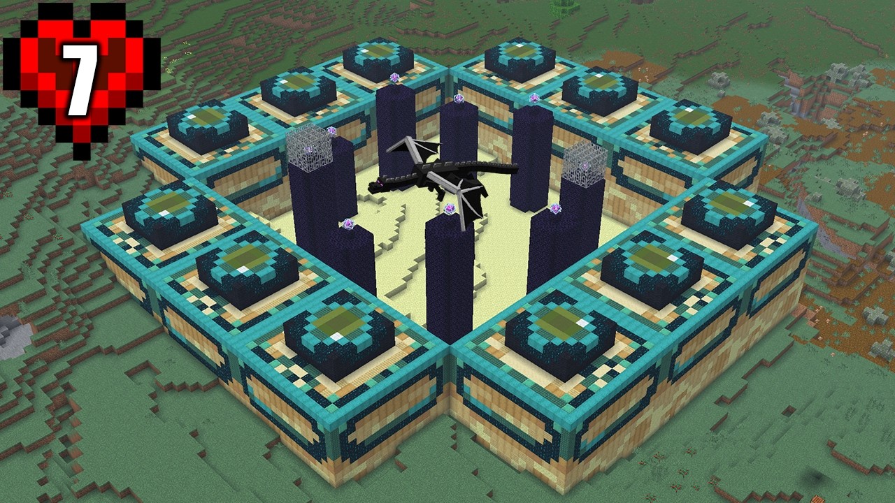 Tôi Xây Cổng THE END KHỔNG LỒ trong Minecraft Hardcore